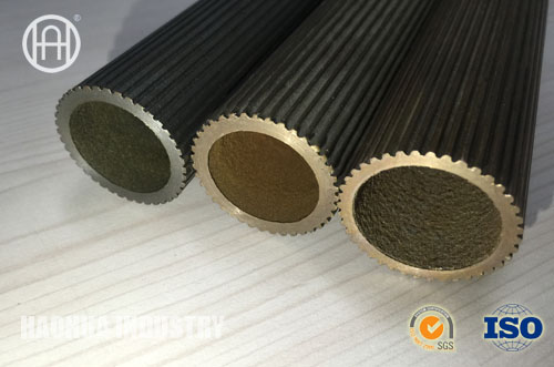 Carbon steel high flux tube with sintered porous coating